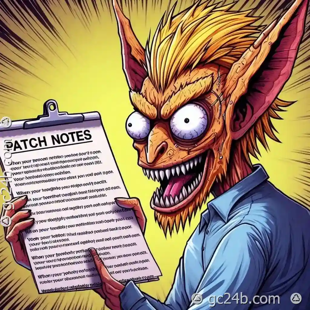 When Your Patch Notes Become a Meme