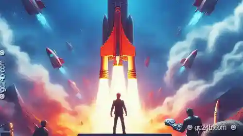 Launching a Game in the Shadow of a Giant