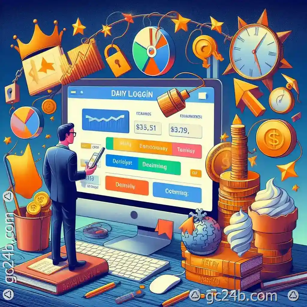 How do daily login rewards create compulsive habits?