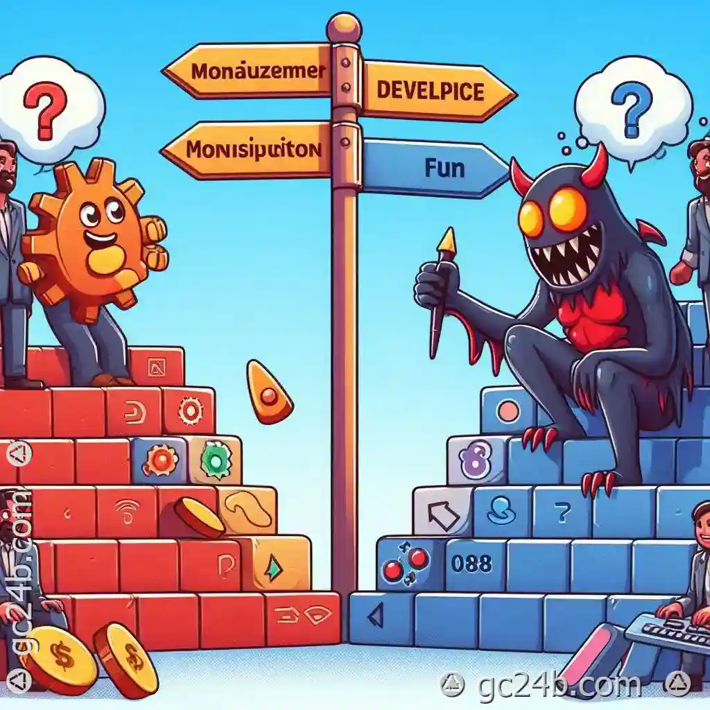 How much development time is spent on monetization vs. fun?