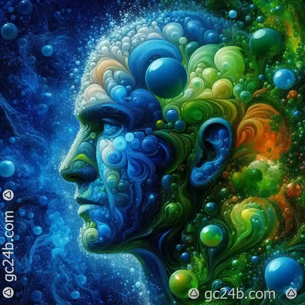 Blue bubbles vs green bubbles: Psychological power?