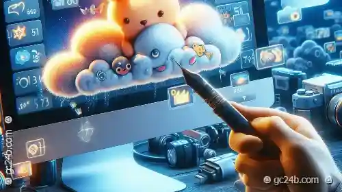 How do I access my iCloud photos on my PC?