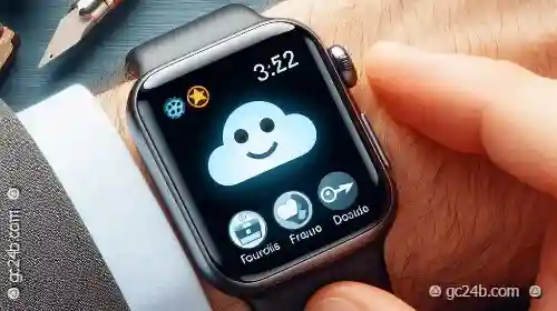 How do I back up my Apple Watch using iCloud?
