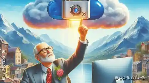 How do I view photos stored in iCloud from my PC?