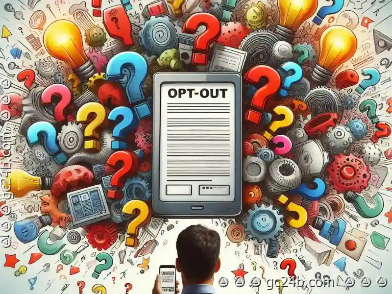 When Opt-Out Really Means Opt-In